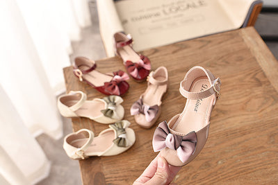 Sandalias Princesa para Niñas con Moño - Zapatos de Piel Suave y Flexible - Image 6