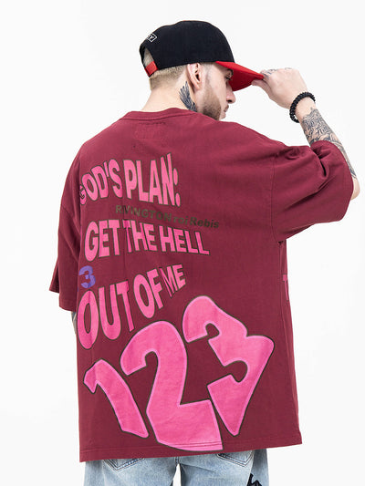 Playera Suelta Urbana de Cinco Puntas con Mangas Trendy - Image 14