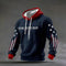 Hoodie Estampado 3D con Puntada de Maíz para Hombre - Estilo Urbano Trendy