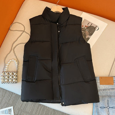 Chaleco Acolchado de Algodón Mujer Estilo Coreano Otoño Invierno - Image 7