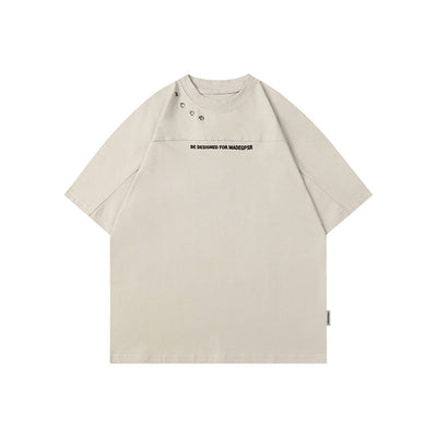 Camiseta Retro Americana Clásica Escote Pequeño Manga Corta - Image 7