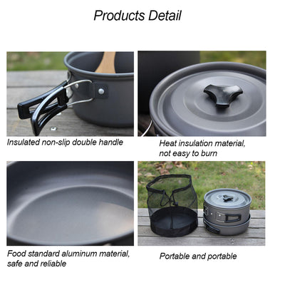 Juego de Cocina Portátil para Campamento y Senderismo - Image 2