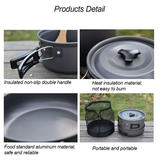 Juego de Cocina Portátil para Campamento y Senderismo - Image 2
