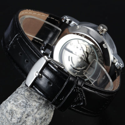 Reloj Mecánico Hueco Casual Europeo Americano para Hombre - Image 3