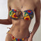 Bikini Estampado Europeo Dividido - Diseño Moderno y Versátil