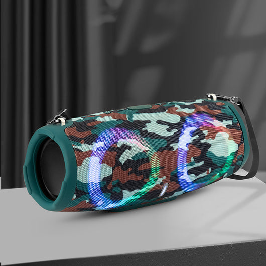 Parlante Portátil War Drum Bluetooth con Luces RGB - Resistente al Agua - Image 10