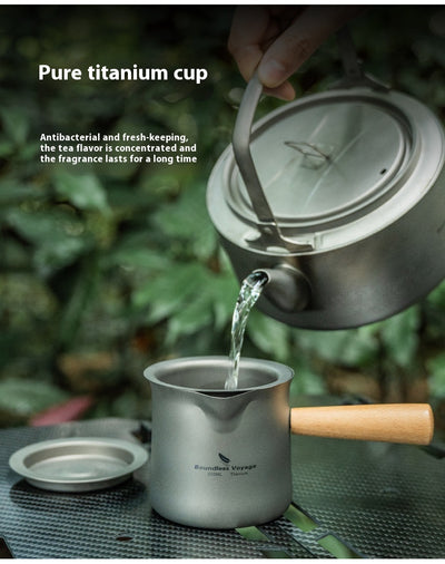 Taza de Té Titanio Puro con Colador Integrado y Asa Larga - Image 11