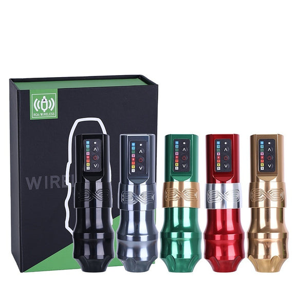 Máquina Tatuadora Inalámbrica Dual Battery - Pluma Profesional 2 en 1
