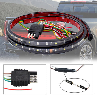Tira LED Bicolor para Camioneta: Luces de Giro y Advertencia Dinámicas - Image 5
