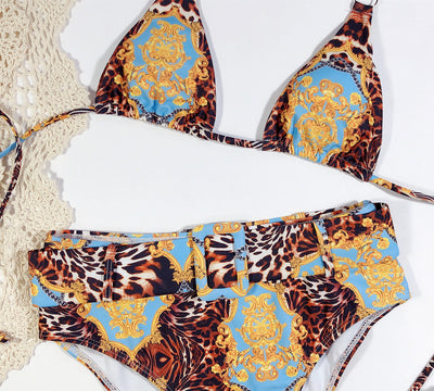 Bikini Halter Estampado - Image 17
