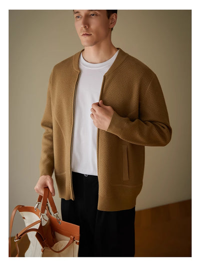 Cardigan de Lana Suelta para Hombre - Estilo Casual y Versátil - Image 14