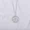Sterling Plateado 12 Zodiac Plateado Necklace Gemini