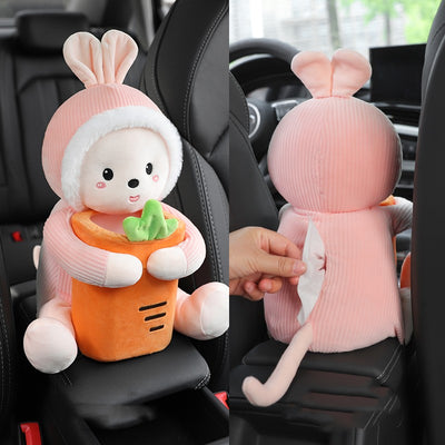 Organizador de Auto 2 en 1: Papelera y Dispensador de Pañuelos para Reposabrazos - Image 16