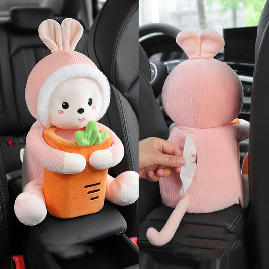 Organizador de Auto 2 en 1: Papelera y Dispensador de Pañuelos para Reposabrazos - Image 16