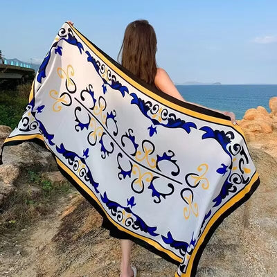Toalla de Playa Étnica Reversible - Diseño Dual - Image 112