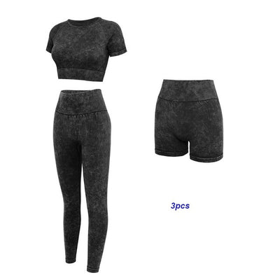 Conjunto Deportivo Yoga Mujer Seamless - Pantalón y Top Fashion - Image 9