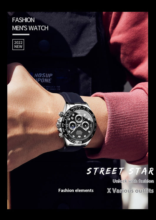 Reloj Deportivo Multifunción con Cronómetro de Cuarzo para Hombre - Image 14