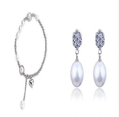 Pulsera de Plata S925 con Perla y Corazón - Elegancia y Temperamento - Image 10