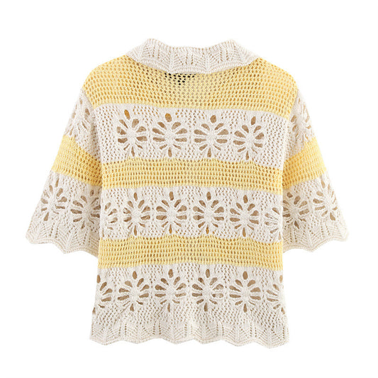 Tejido Calado de Verano para Mujer - Malla Jacquard - Image 2