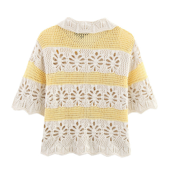 Tejido Calado de Verano para Mujer - Malla Jacquard