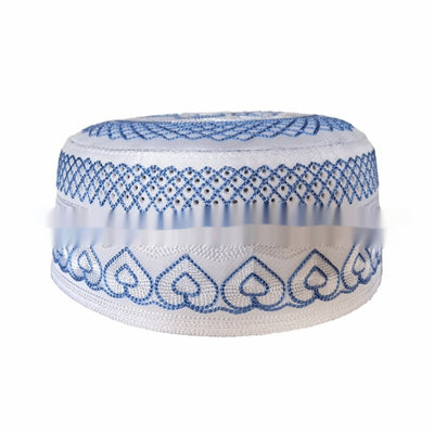 Gorro Islámico Bordado para Hombre - Diseño a Rayas Elegante - Image 9