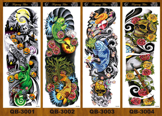 Manga Completa Tatuaje Temporal Impermeable Serie QB - Image 4