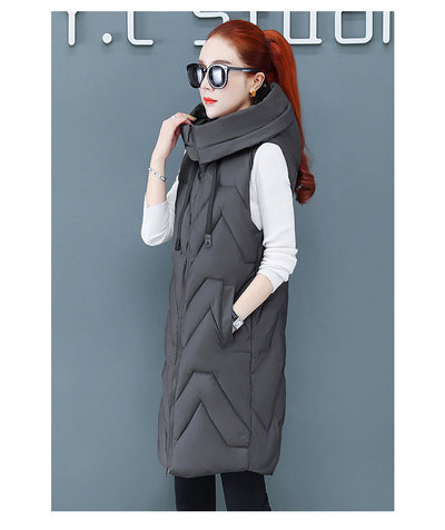 Chaleco Acolchado Coreano Slim Fit para Mujer - Image 5
