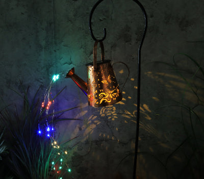 Lámpara Solar Mariposa de Hierro - Luz Decorativa Recargable - Image 4