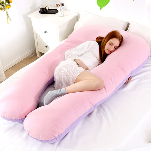 Almohada de Maternidad en U con Soporte Abdominal - Cojín Ergonómico para Embarazadas - Image 3