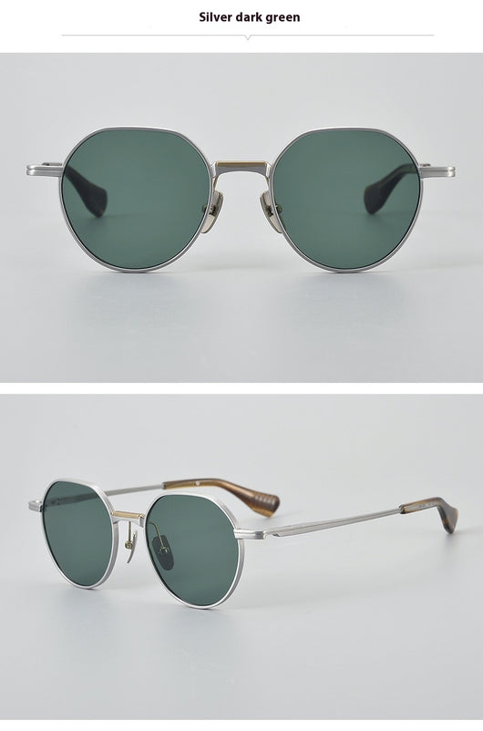 Gafas Vintage Redondas en Titanio Ultra Ligero Puro - Image 17