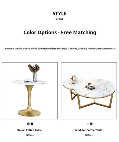 Conjunto de Sofá y Mesa de Café Ejecutivo Lujo Minimalista - Image 3