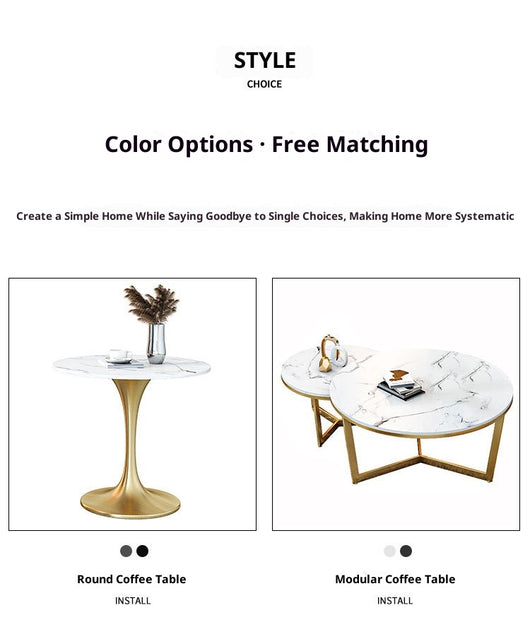 Conjunto de Sofá y Mesa de Café Ejecutivo Lujo Minimalista - Image 3