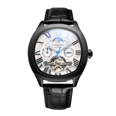 Reloj Mecánico Automático Resistente al Agua con Correa de Cubo - Image 6