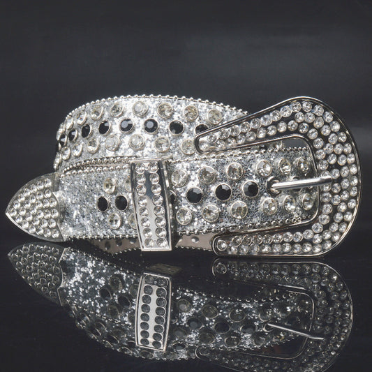 Cinturón Extensible con Hebilla de Strass para Mujer