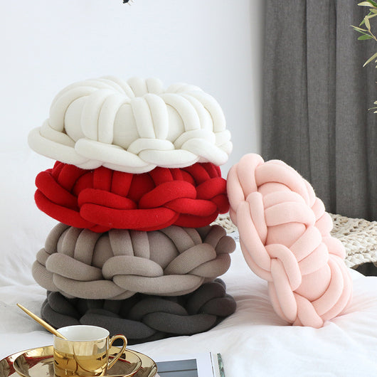 Almohada Anillo Donut para Selfies - Cojín Nudos Decorativo