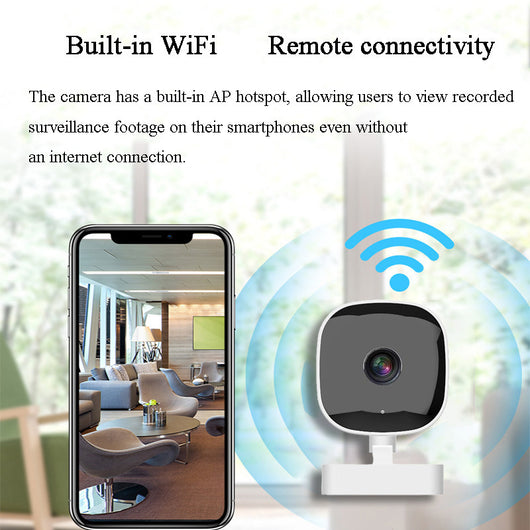 Cámara de Vigilancia WiFi HD con Visión Nocturna y Control Remoto - Image 2