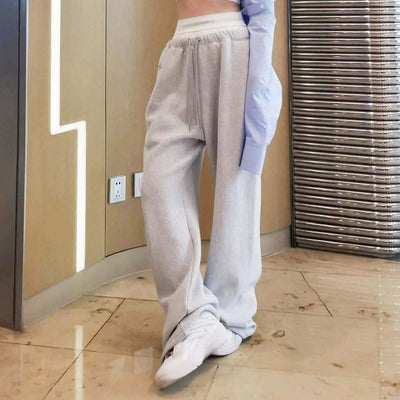 Pantalones de Entrenamiento Acampanados con Cintura Elevada