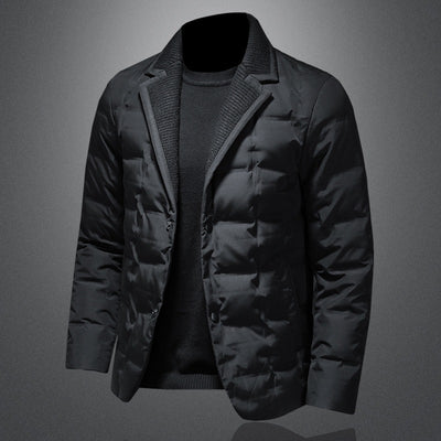 Chaqueta Acolchada de Plumón para Hombre - Abrigo Térmico Premium - Image 4
