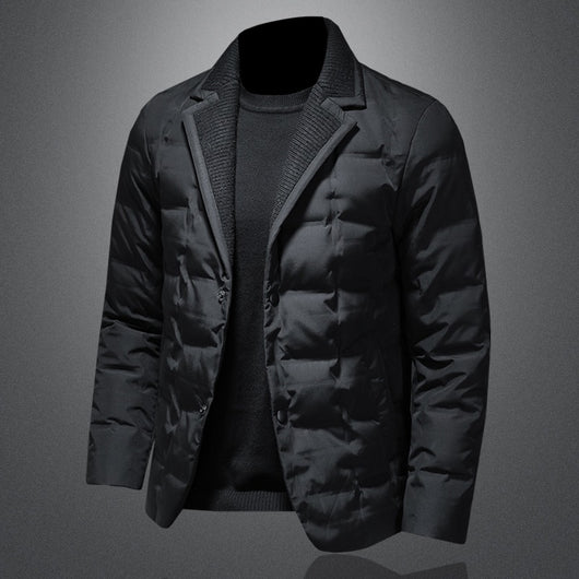Chaqueta Acolchada de Plumón para Hombre - Abrigo Térmico Premium - Image 4