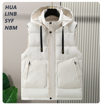 Chaleco de Invierno para Hombre con Capucha Desmontable - Image 21