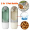 2-in-1 Portable Dog Water Bottle - Feeder and Water Fountain for Walks