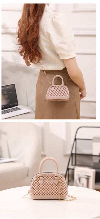 Bolso Transparente Estilo Coreano con Detalles Calados - Image 23