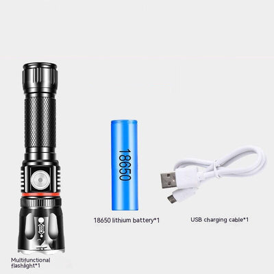 Linterna Táctica LED T6 Telescópica Multifunción de Alto Rendimiento - Image 3
