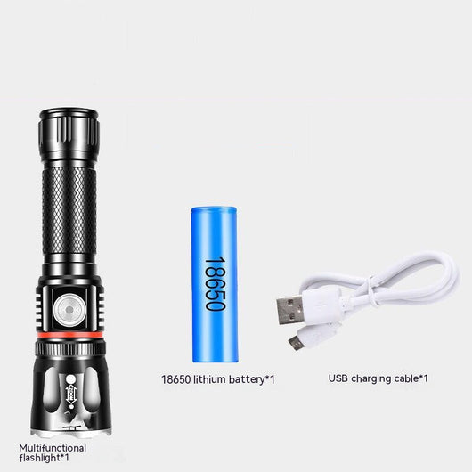 Linterna Táctica LED T6 Telescópica Multifunción de Alto Rendimiento - Image 3