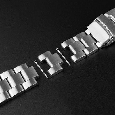 Pulsera de Acero Inoxidable Macizo con Cinco Cuentas para Buceo - Image 3