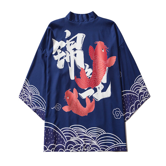 Camisa Kimono Koi Manga Tres Cuartos