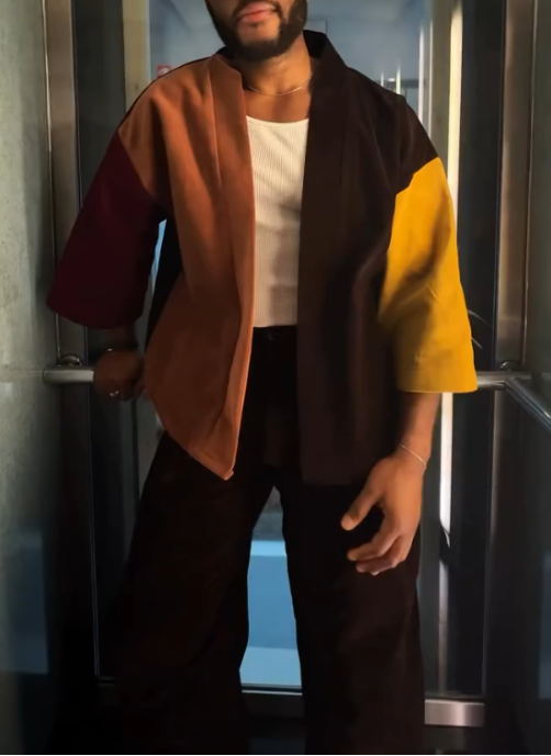 Chaqueta de Pana con Parches para Hombre
