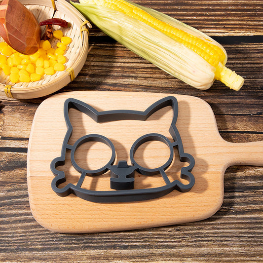 Molde de Silicona para Omelette con Forma de Gato