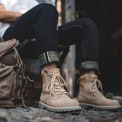 Botas Martin Hombre Estilo Británico Clásico - Otoño e Invierno - Image 8