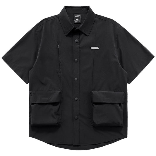 Camisa Casual Funcional con Múltiples Bolsillos para Hombre - Image 2